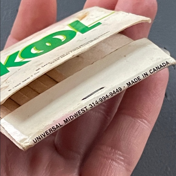 1992 vintage Kool Matchbook nostalgia, movie props, collectible - Picture 5 of 7